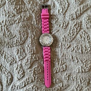 Hello Kitty Pink Silicone Strap Watch
